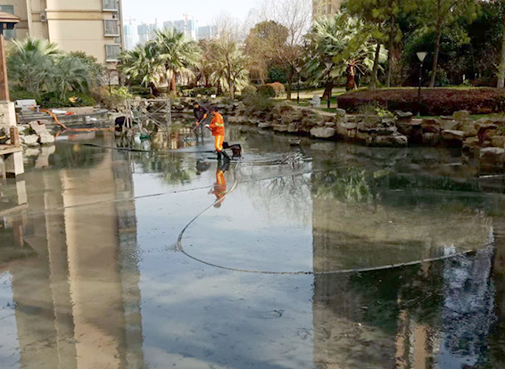 依安景观池淤泥清理